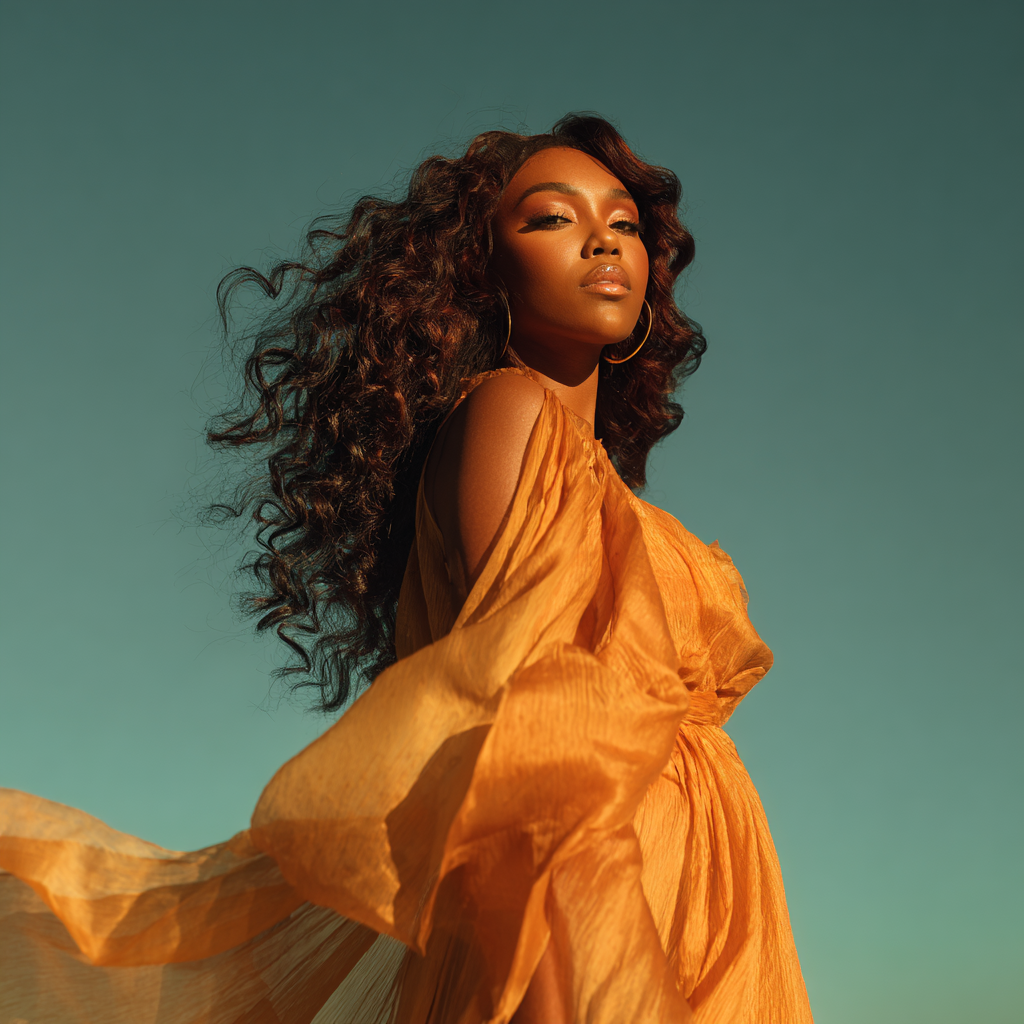 Imara — U-Part · Body Wave · Black · 250% Density · 22in raw Vietnamese hair wig by Miné Hair